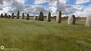 A new line of stones has been found under Durrington Walls super-henge