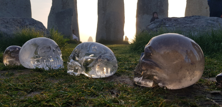 Harnessing the Power of Stonehenge Ley Lines. It is believed Stonehenge like many other power places emits energy and the ancients knew the power of the circle to focus and harness this energy. Photo taken at a crystal skull gatherin